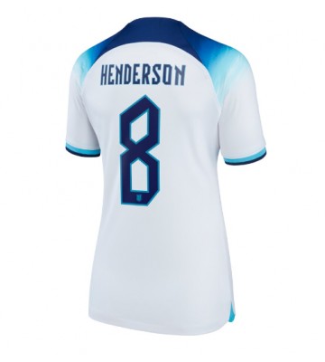 England Jordan Henderson #8 Replika Hjemmebanetrøje Dame VM 2022 Kortærmet